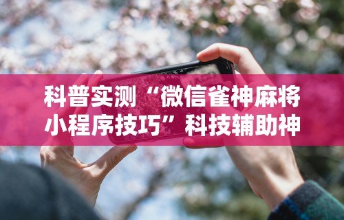 真实辅助“牵手跑得快软件开挂”(确实真的有挂)