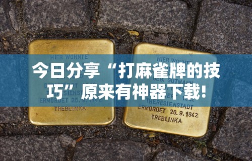 独家脚本实测“微乐麻将有玩的技巧吗”通用版下载教程!