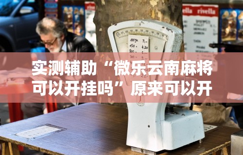 实测辅助“微乐云南麻将可以开挂吗”原来可以开挂