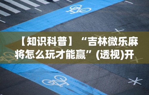 【知识科普】“吉林微乐麻将怎么玩才能赢”(透视)开挂辅助脚本+详细开挂安装教程