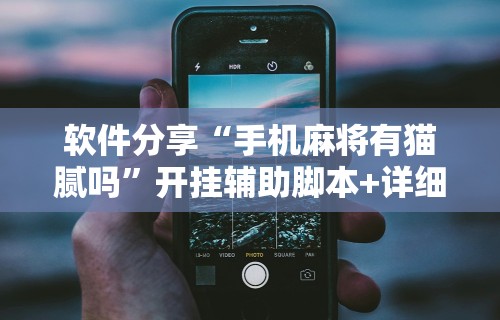 软件分享“手机麻将有猫腻吗”开挂辅助脚本+详细开挂安装教程