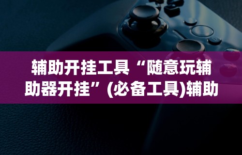 辅助开挂工具“随意玩辅助器开挂”(必备工具)辅助教学