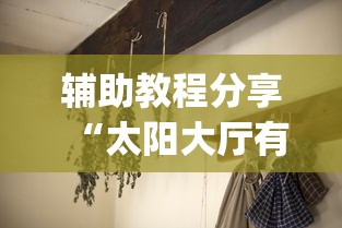 辅助教程分享“太阳大厅有挂吗	”(详细透视教程)