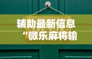 辅助最新信息“微乐麻将输就一直输吗”附开挂脚本详细步骤
