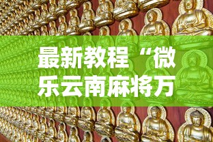 最新教程“微乐云南麻将万能开挂器”原来可以开挂
