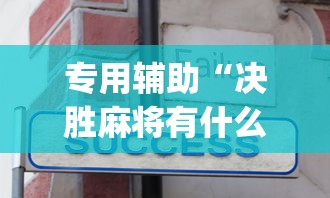 专用辅助“决胜麻将有什么技巧吗”开挂(透视)辅助神器